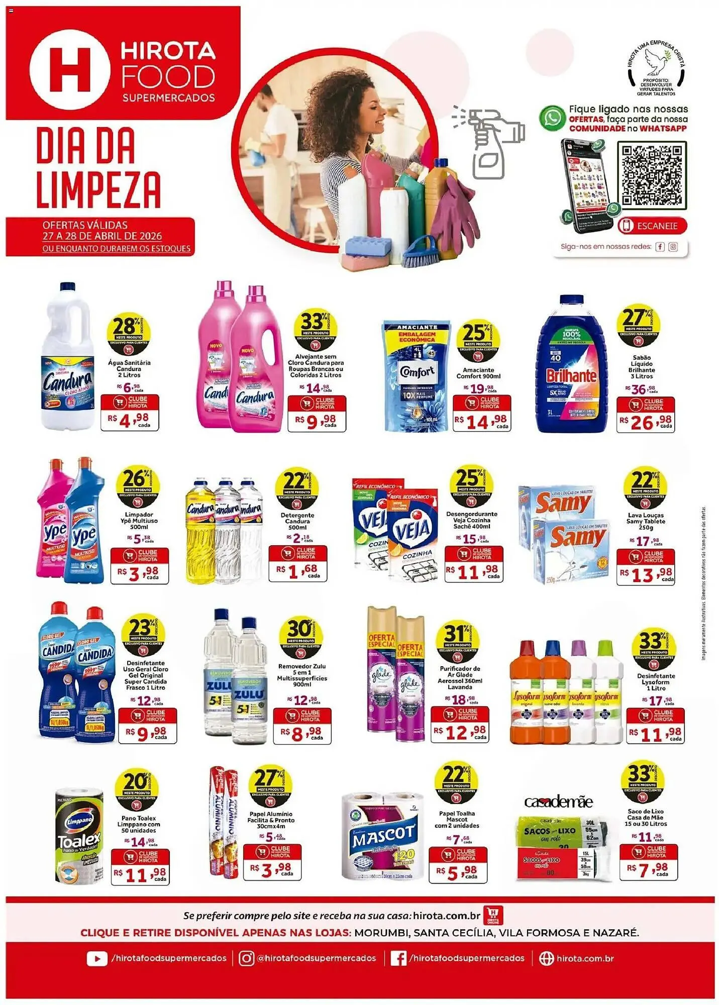 Encarte de Catálogo Hirota Food Supermercado 27 de abril até 29 de abril 2026 - Pagina 1