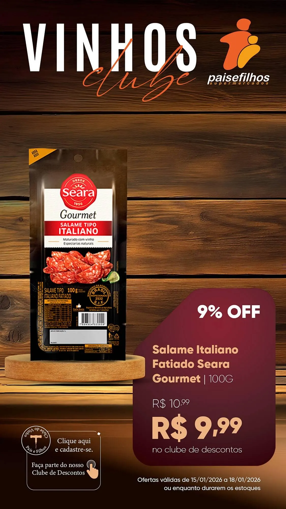 Encarte de Catálogo Pais e Filhos Supermercados 17 de janeiro até 18 de janeiro 2026 - Pagina 12