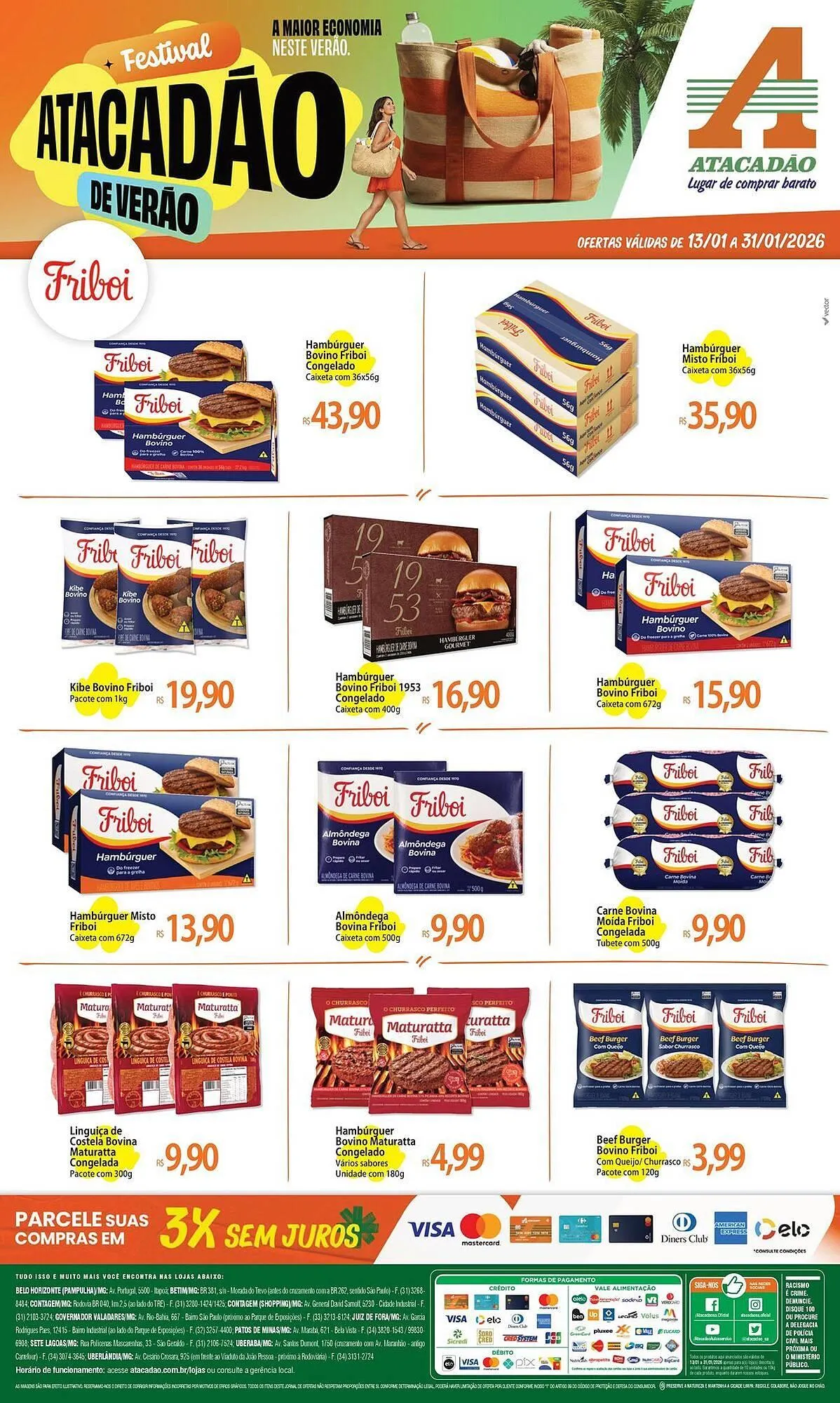 Encarte de Folheto Atacadão 14 de janeiro até 31 de janeiro 2026 - Pagina 1