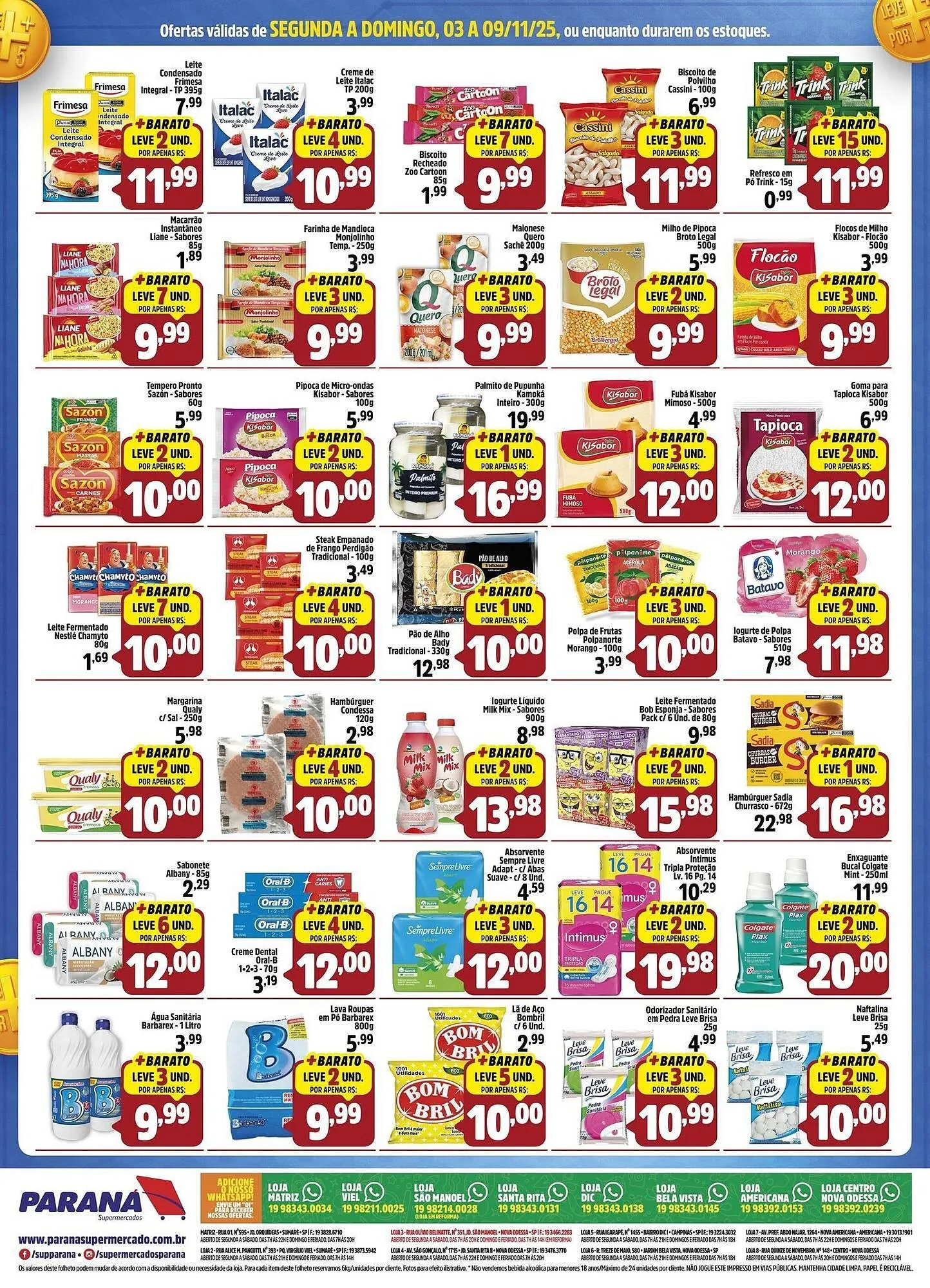 Encarte de Folheto Supermercado Paraná 3 de novembro até 9 de novembro 2025 - Pagina 2