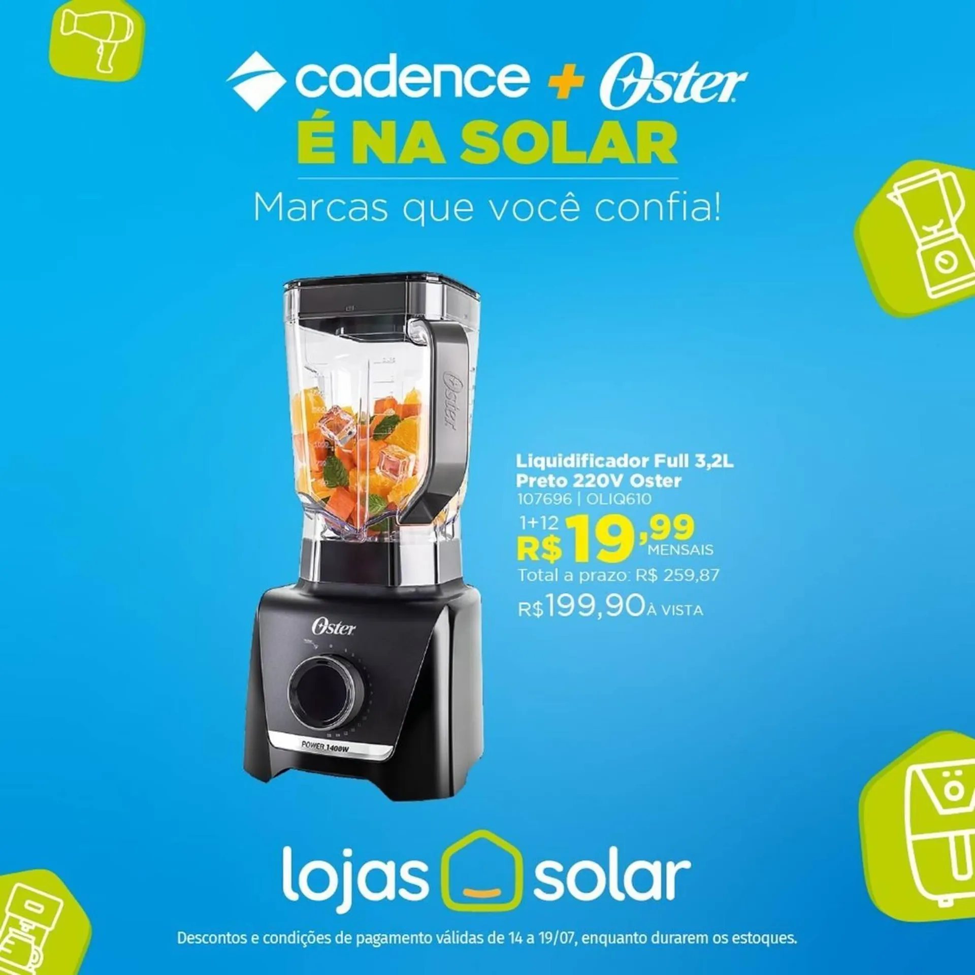 Encarte de Catálogo Lojas Solar 14 de julho até 19 de julho 2025 - Pagina 3