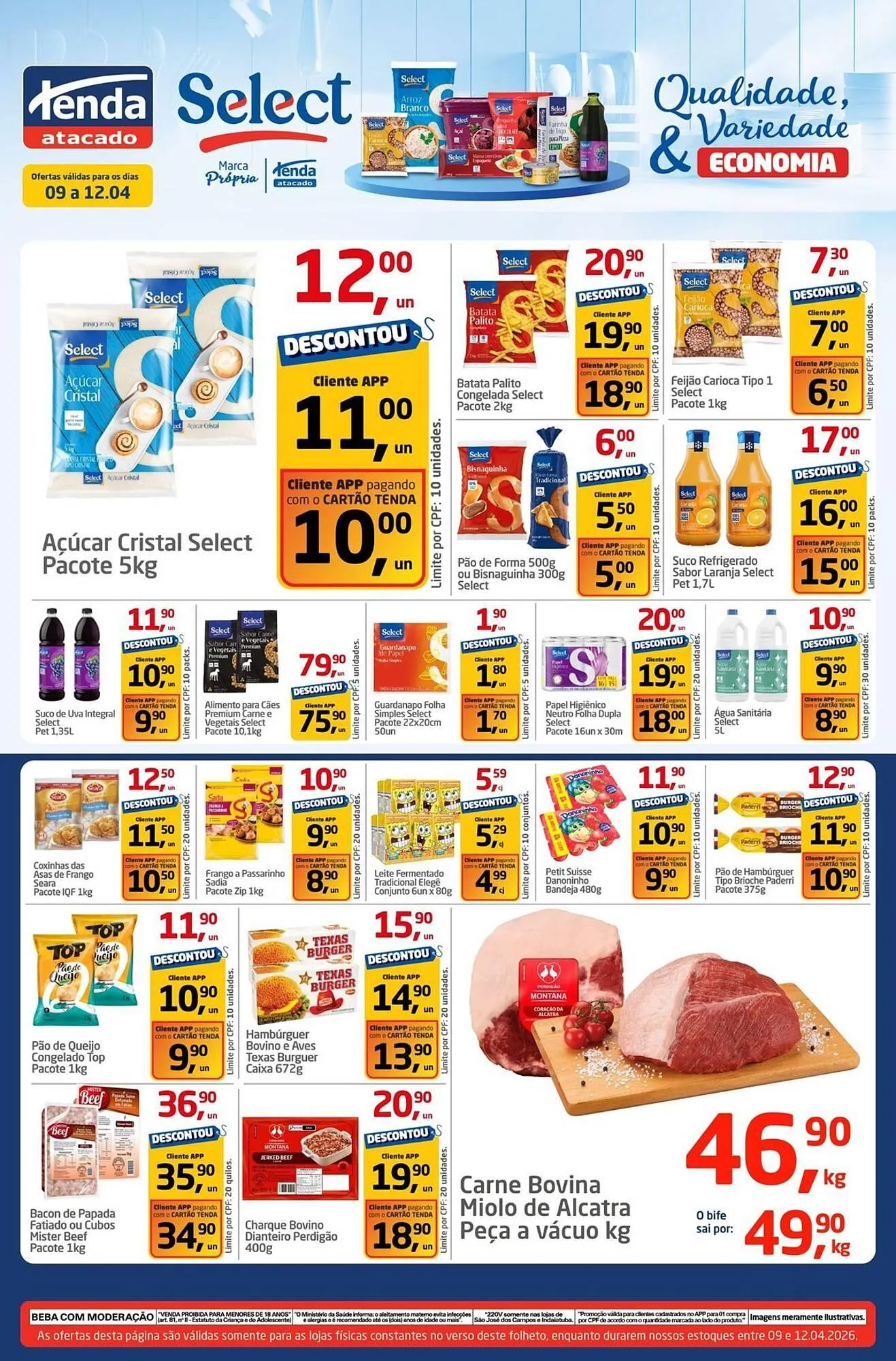 Encarte de Folheto Tenda Atacado 9 de abril até 12 de abril 2026 - Pagina 2