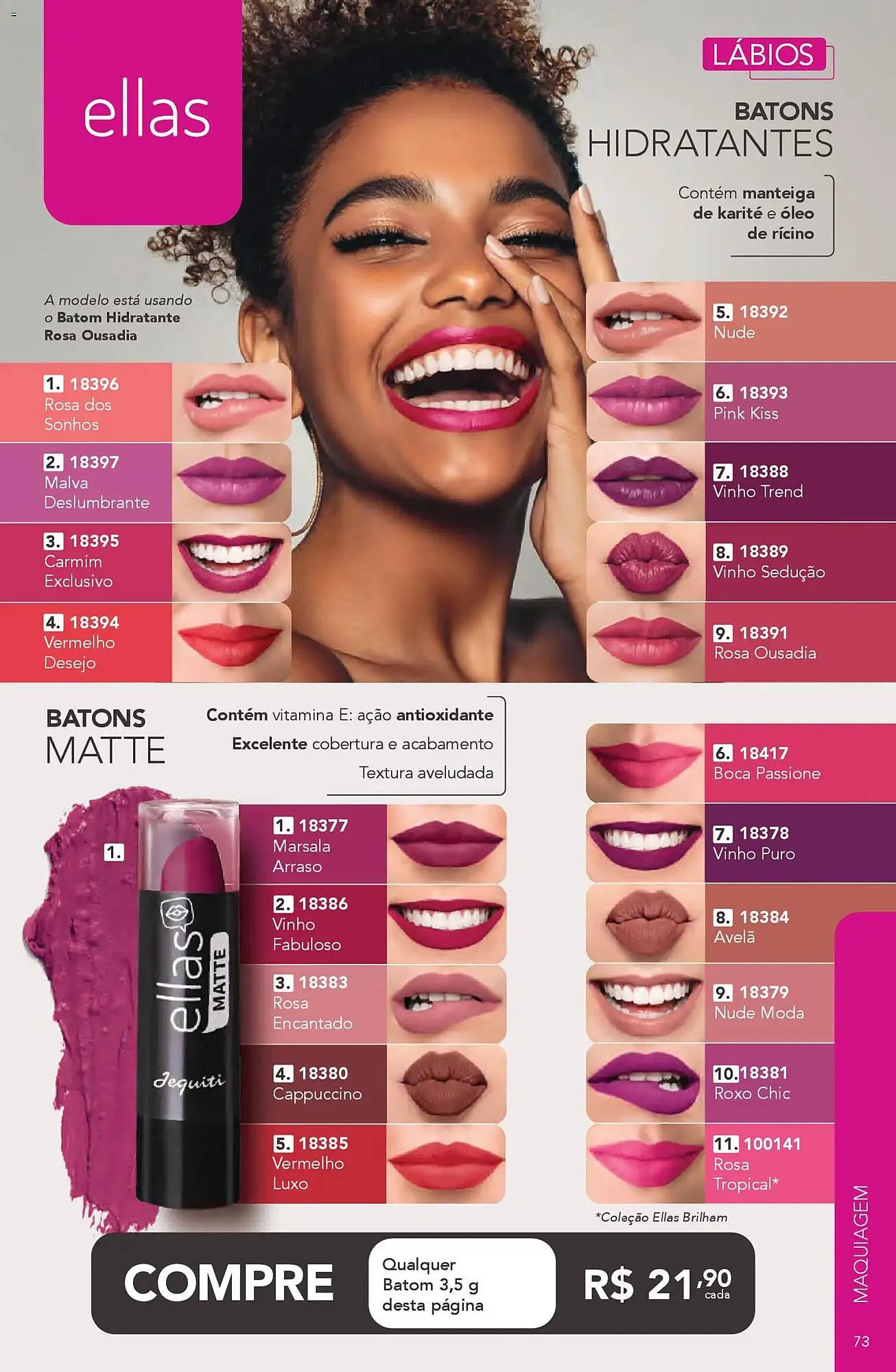 Encarte de Catálogo Jequiti 11 de novembro até 9 de dezembro 2025 - Pagina 73