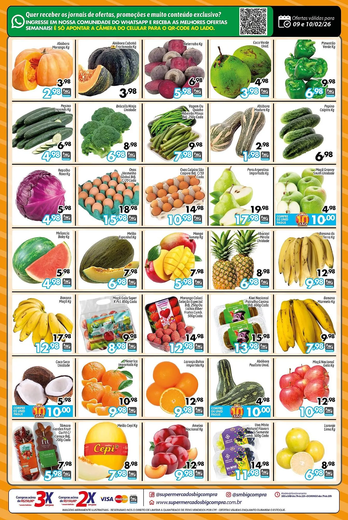 Encarte de Catálogo Supermercados Big Compra 9 de fevereiro até 10 de fevereiro 2026 - Pagina 2