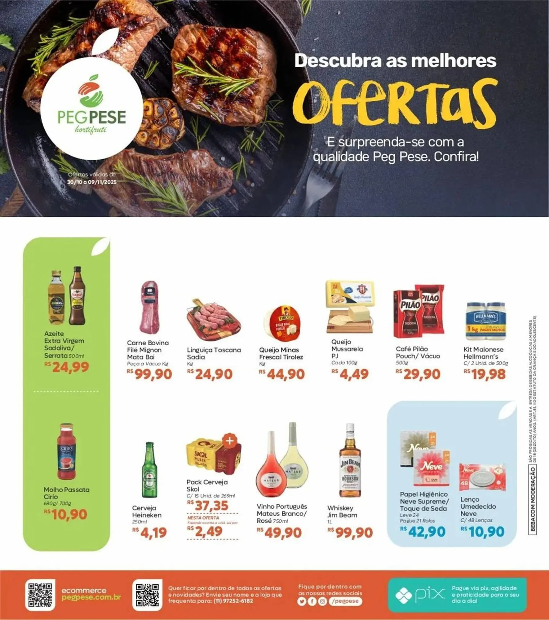 Encarte de Folheto Peg Pese 6 de novembro até 9 de novembro 2025 - Pagina 1