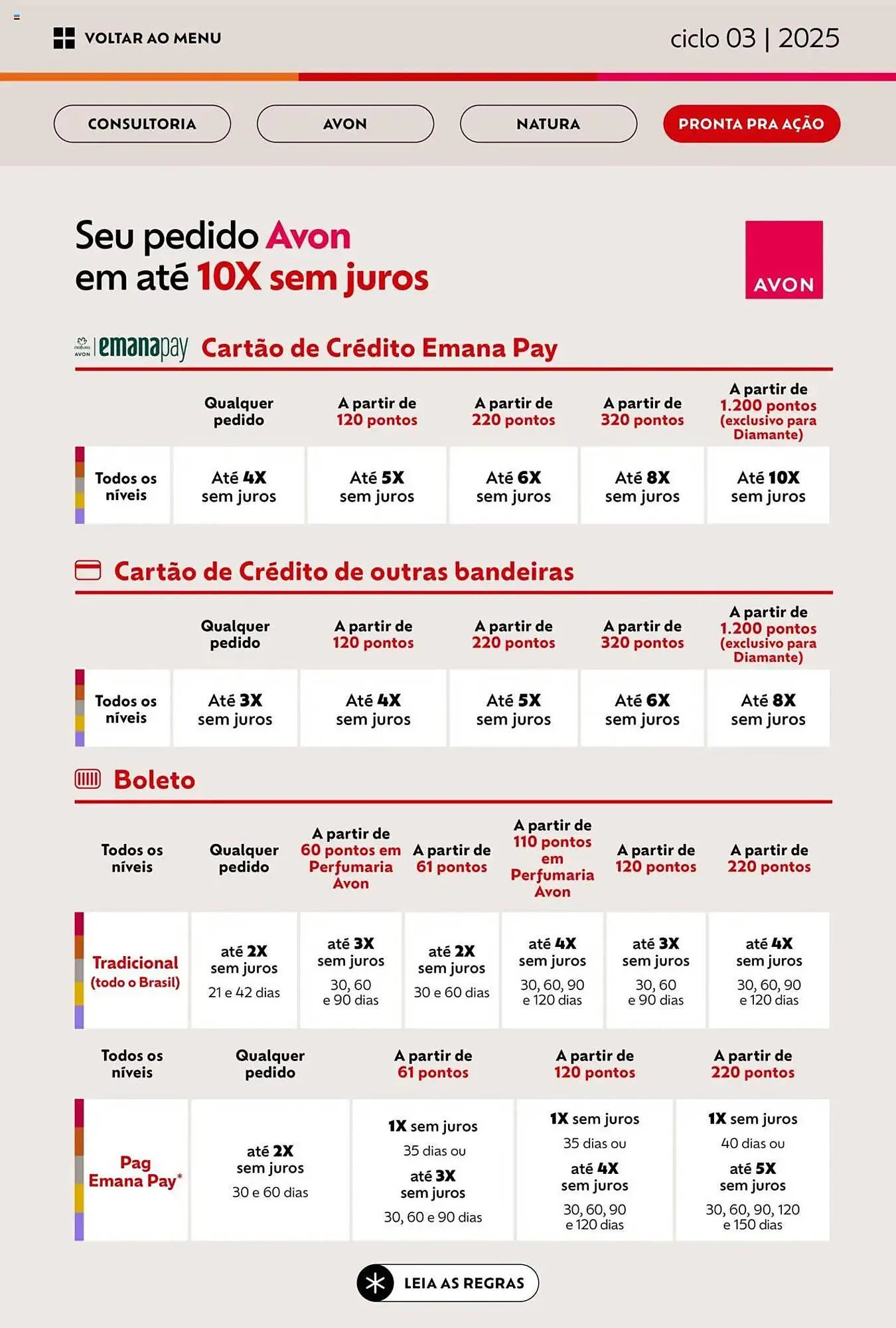 Encarte de Catálogo Avon 17 de janeiro até 17 de fevereiro 2025 - Pagina 103