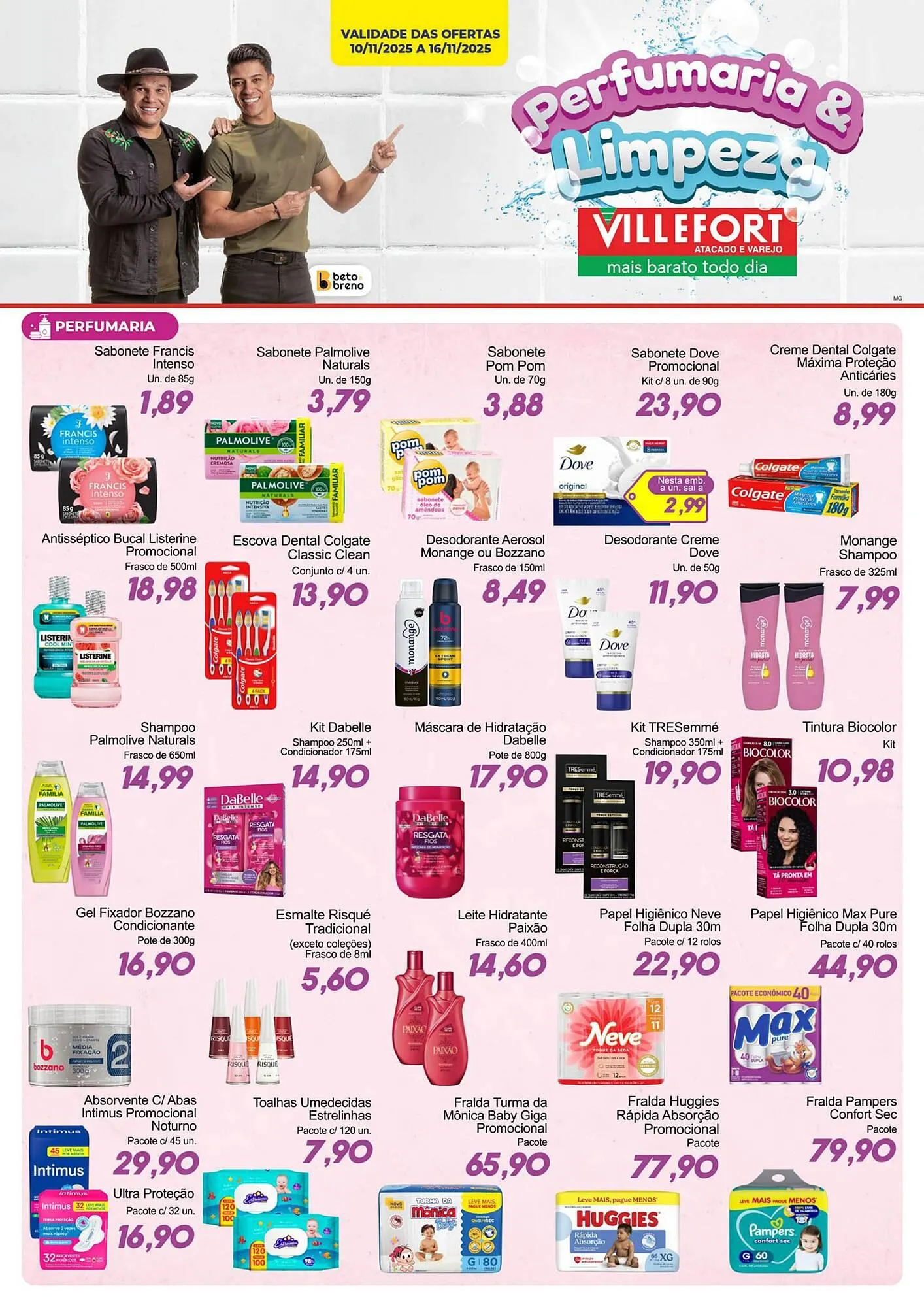 Encarte de Catálogo Villefort Atacadista 10 de novembro até 16 de novembro 2025 - Pagina 1