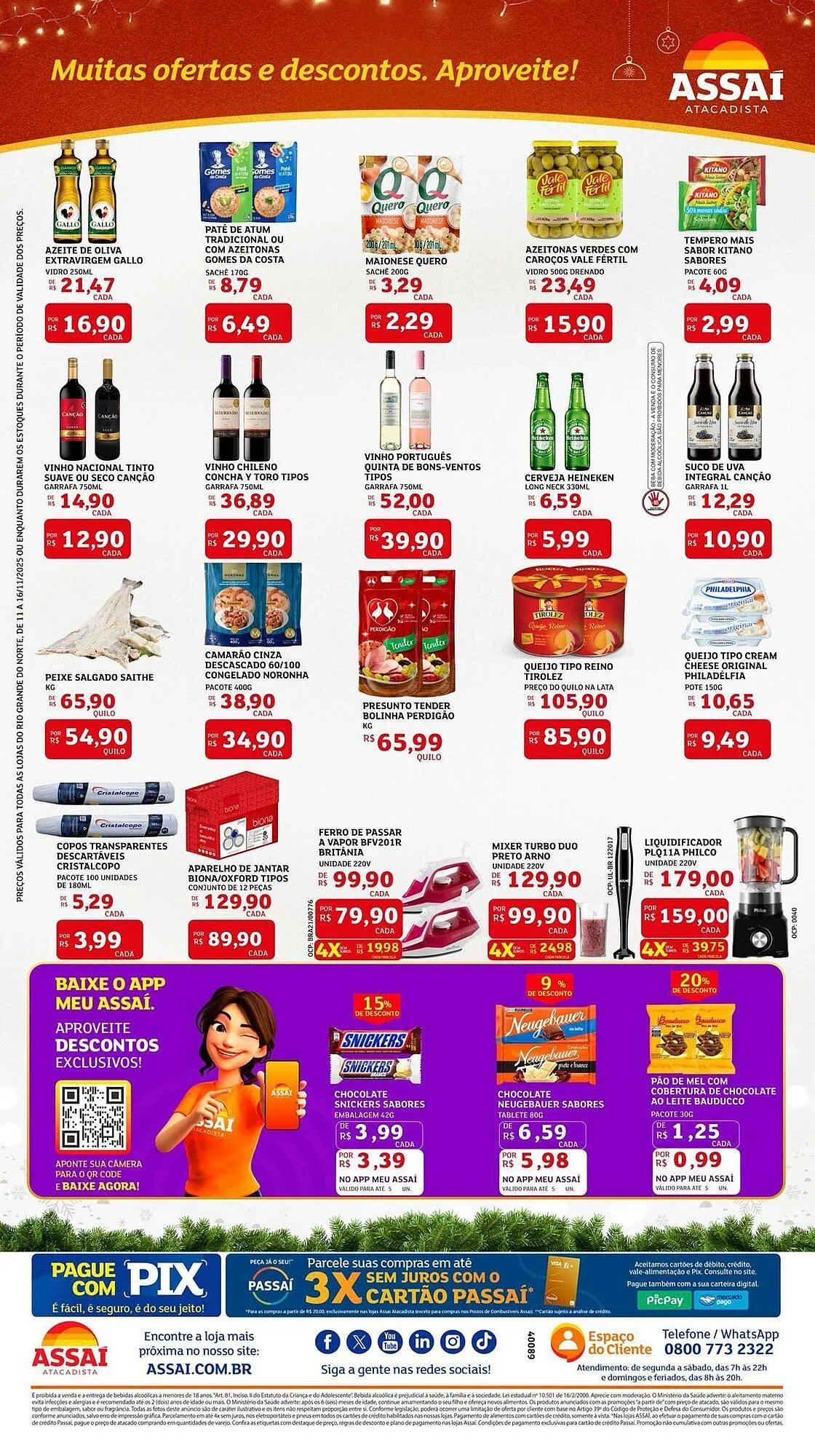Encarte de Encarte Assaí Atacadista 11 de novembro até 16 de novembro 2025 - Pagina 2