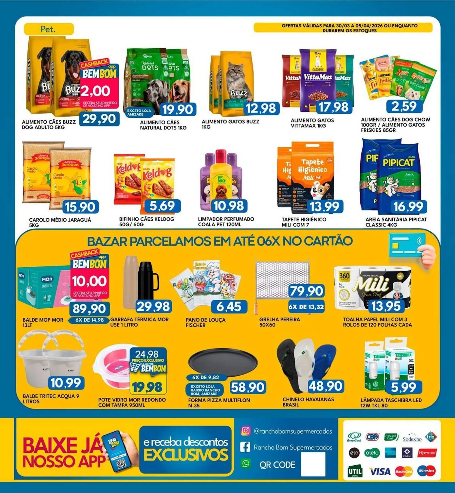 Encarte de Catálogo Rancho Bom Supermercados 30 de março até 5 de abril 2026 - Pagina 8