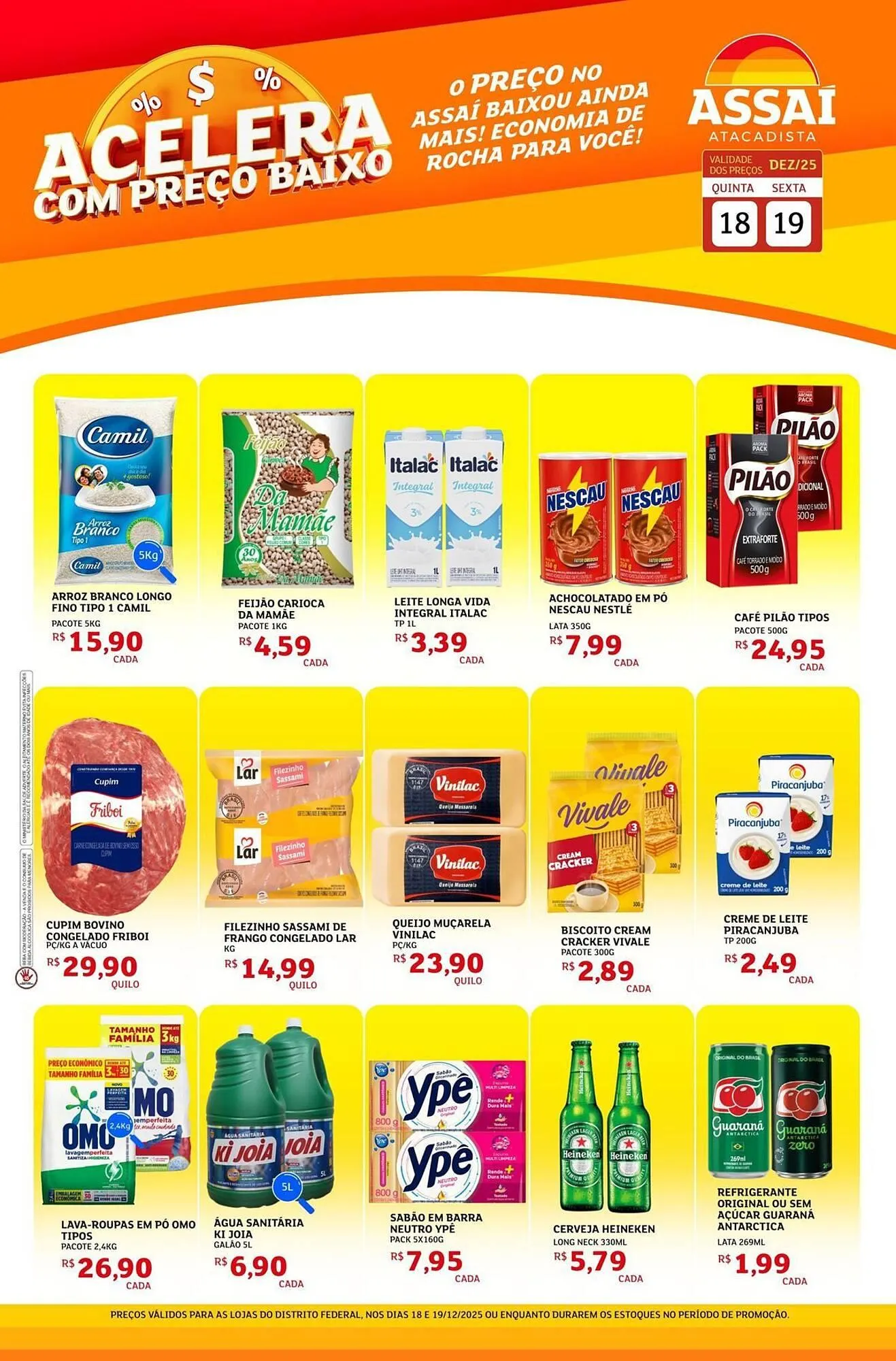 Encarte de Encarte Assaí Atacadista 18 de dezembro até 19 de dezembro 2025 - Pagina 1