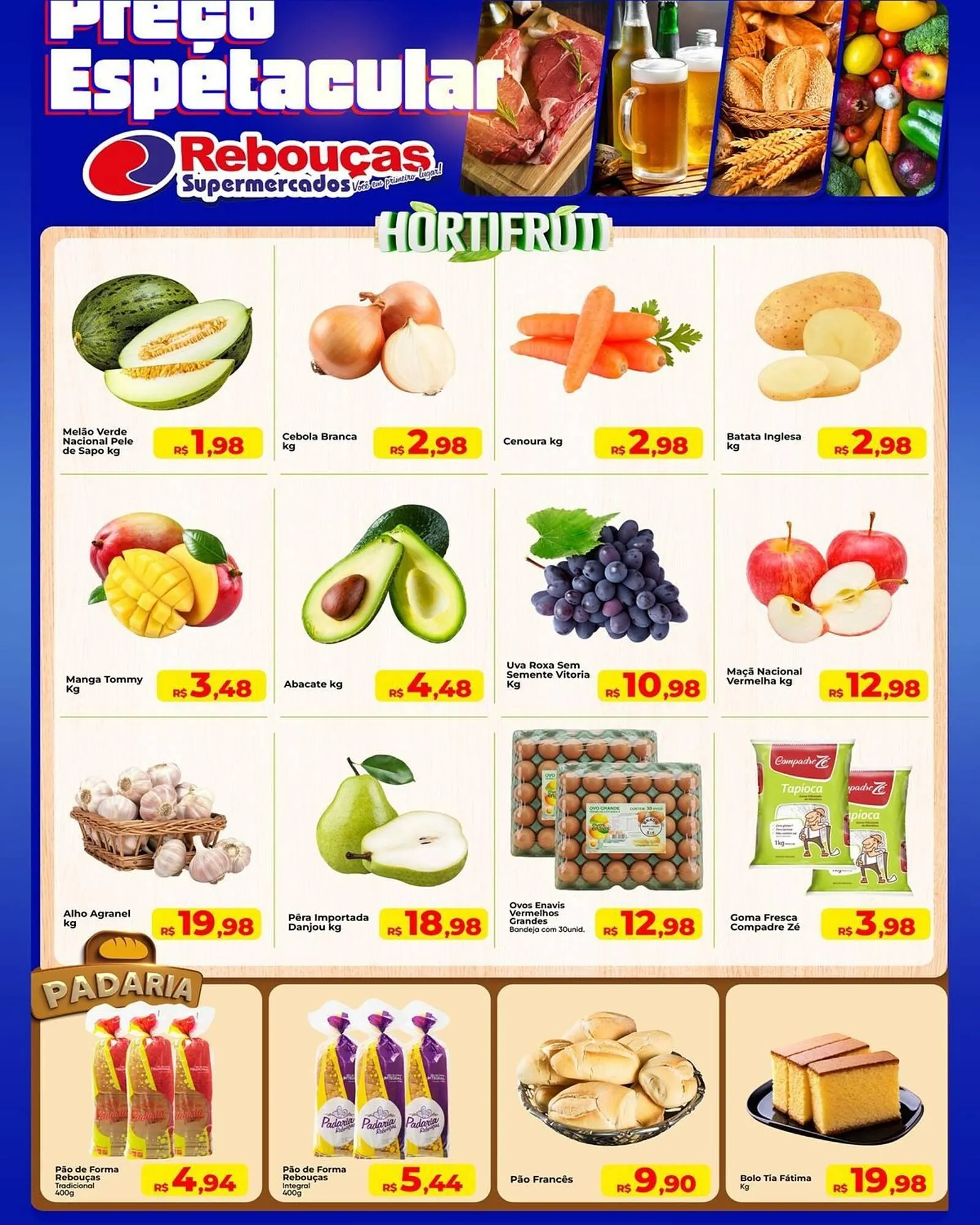 Encarte de Catálogo Rebouças Supermercados 9 de dezembro até 15 de dezembro 2025 - Pagina 1