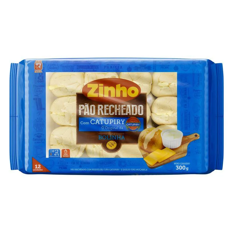 Pão Bolinha Zinho Catupiry 300g