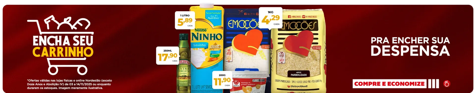 Encarte de Encarte Nordestão 3 de novembro até 14 de novembro 2025 - Pagina 1