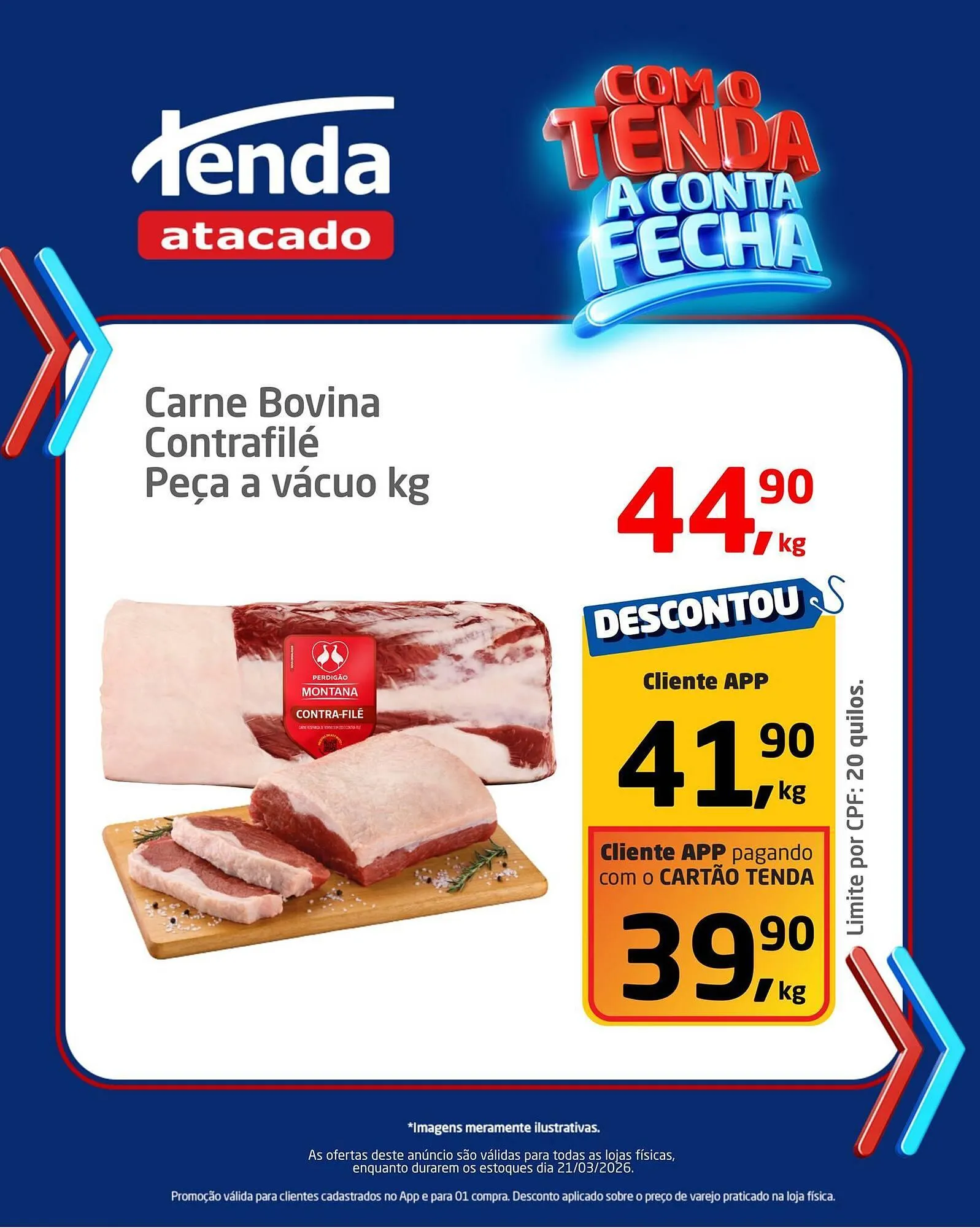 Encarte de Folheto Tenda Atacado 21 de março até 21 de março 2026 - Pagina 1