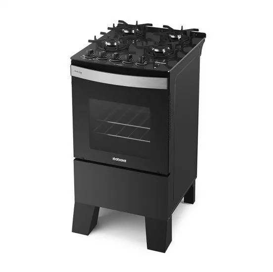 Fogão Itatiaia Itaglass Plus - 4 Bocas, Acendimento Automático - Branco