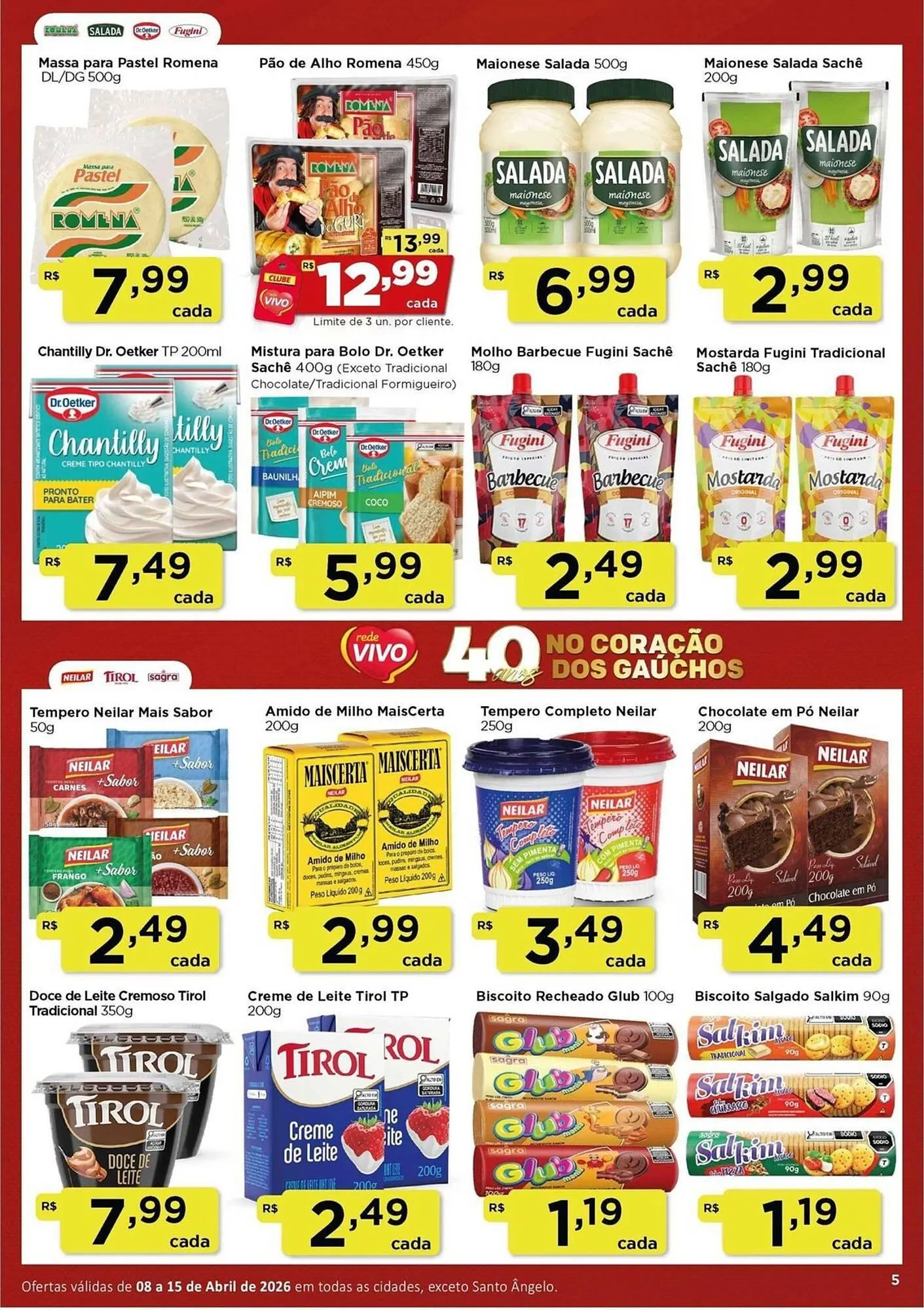 Encarte de Encarte Rede Vivo 8 de abril até 15 de abril 2026 - Pagina 6