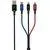 Cabo ELG USB 3 em 1 para Recarga Lightning + USB Tipo-C + Micro USB 1.2m 31CBK