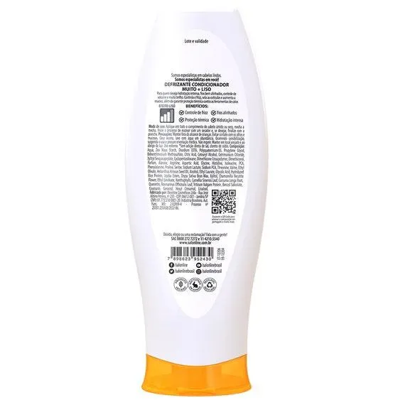 Defrizante Protetor Térmico Meu Liso Muito + Liso Salon Line 200ml