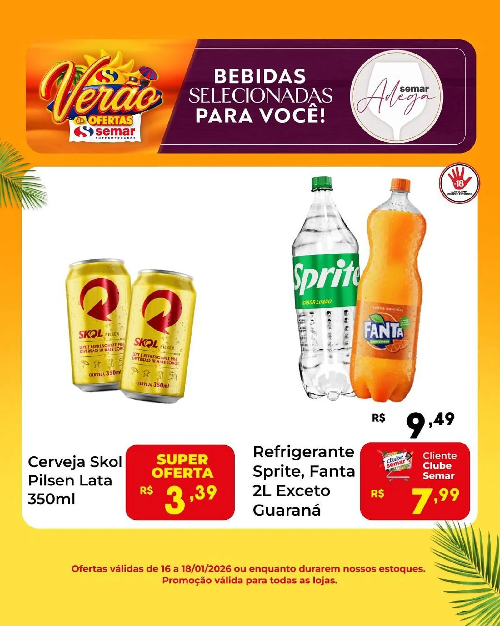 Encarte de Folheto Semar Supermercado 15 de janeiro até 18 de janeiro 2026 - Pagina 2