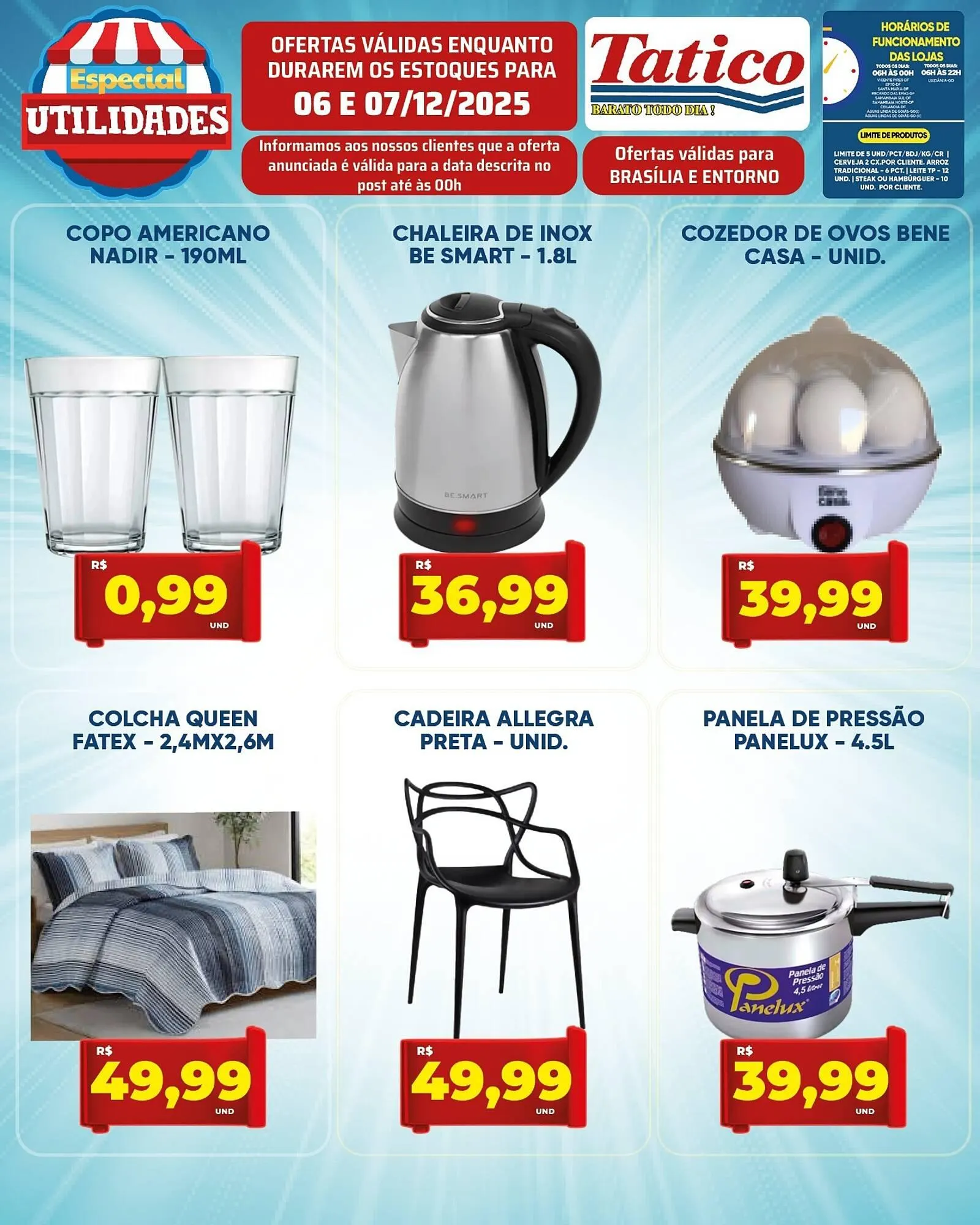 Encarte de Tabloide Tatico 6 de dezembro até 7 de dezembro 2025 - Pagina 1