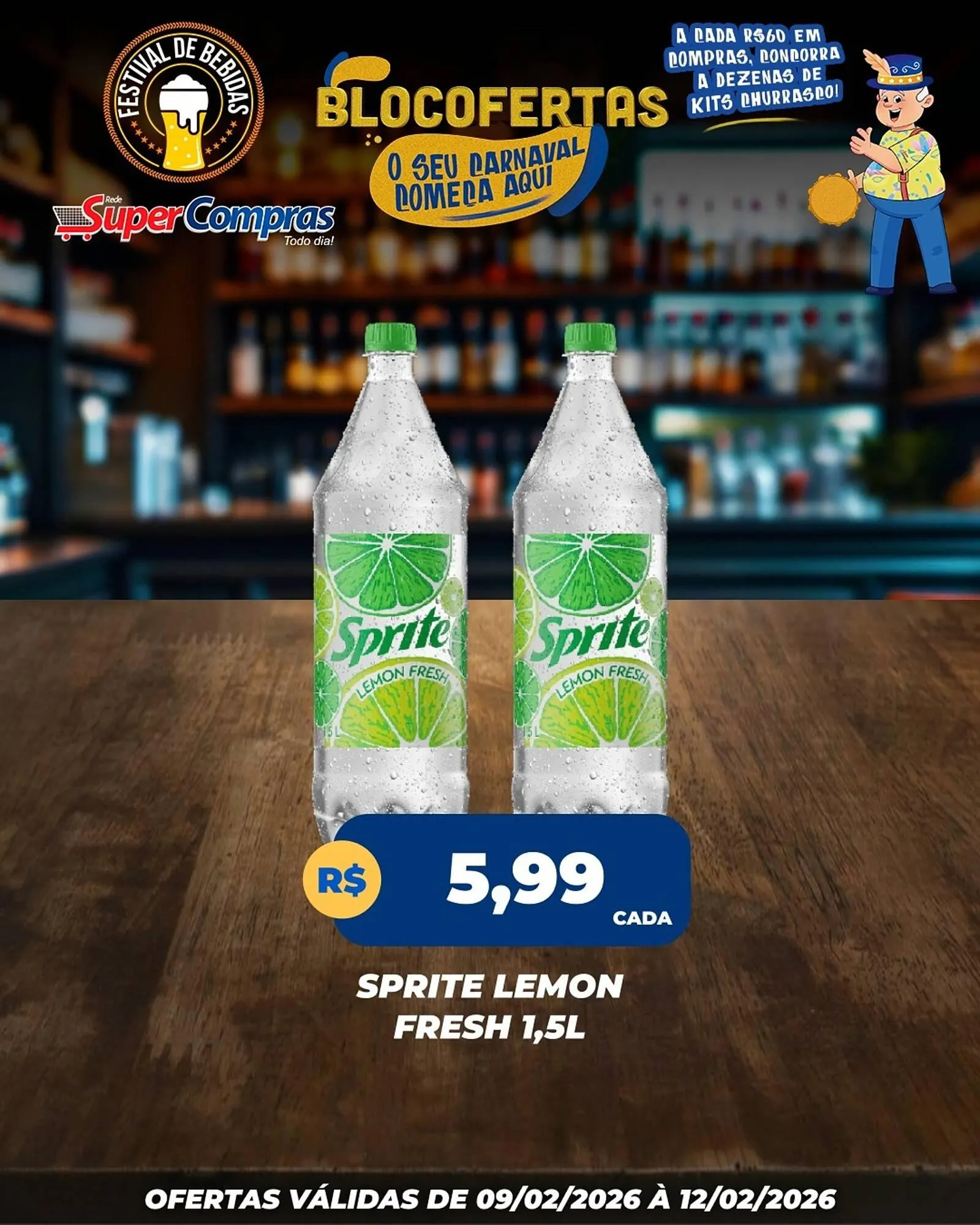 Encarte de Encarte Rede Super Compras 9 de fevereiro até 12 de fevereiro 2026 - Pagina 2