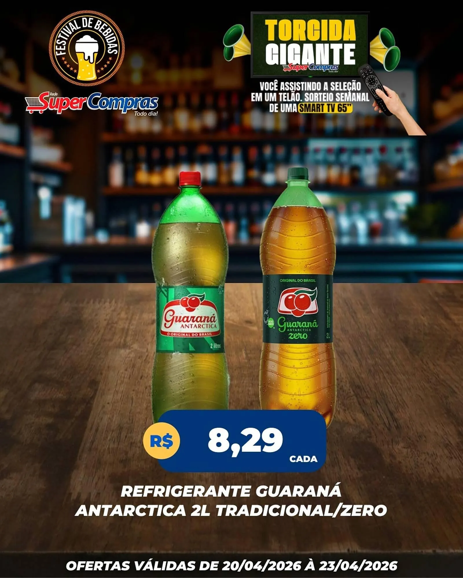 Encarte de Encarte Rede Super Compras 20 de abril até 23 de abril 2026 - Pagina 1