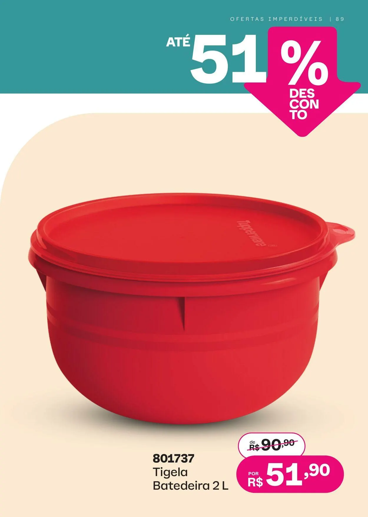 Encarte de Tupperware 1 de maio até 31 de maio 2025 - Pagina 89