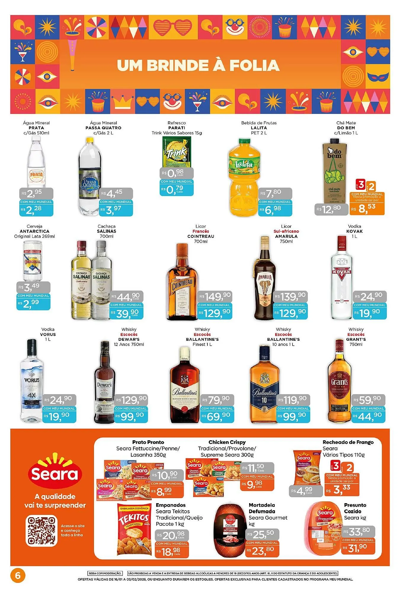 Encarte de Encarte Supermercados Mundial 16 de janeiro até 3 de fevereiro 2026 - Pagina 6
