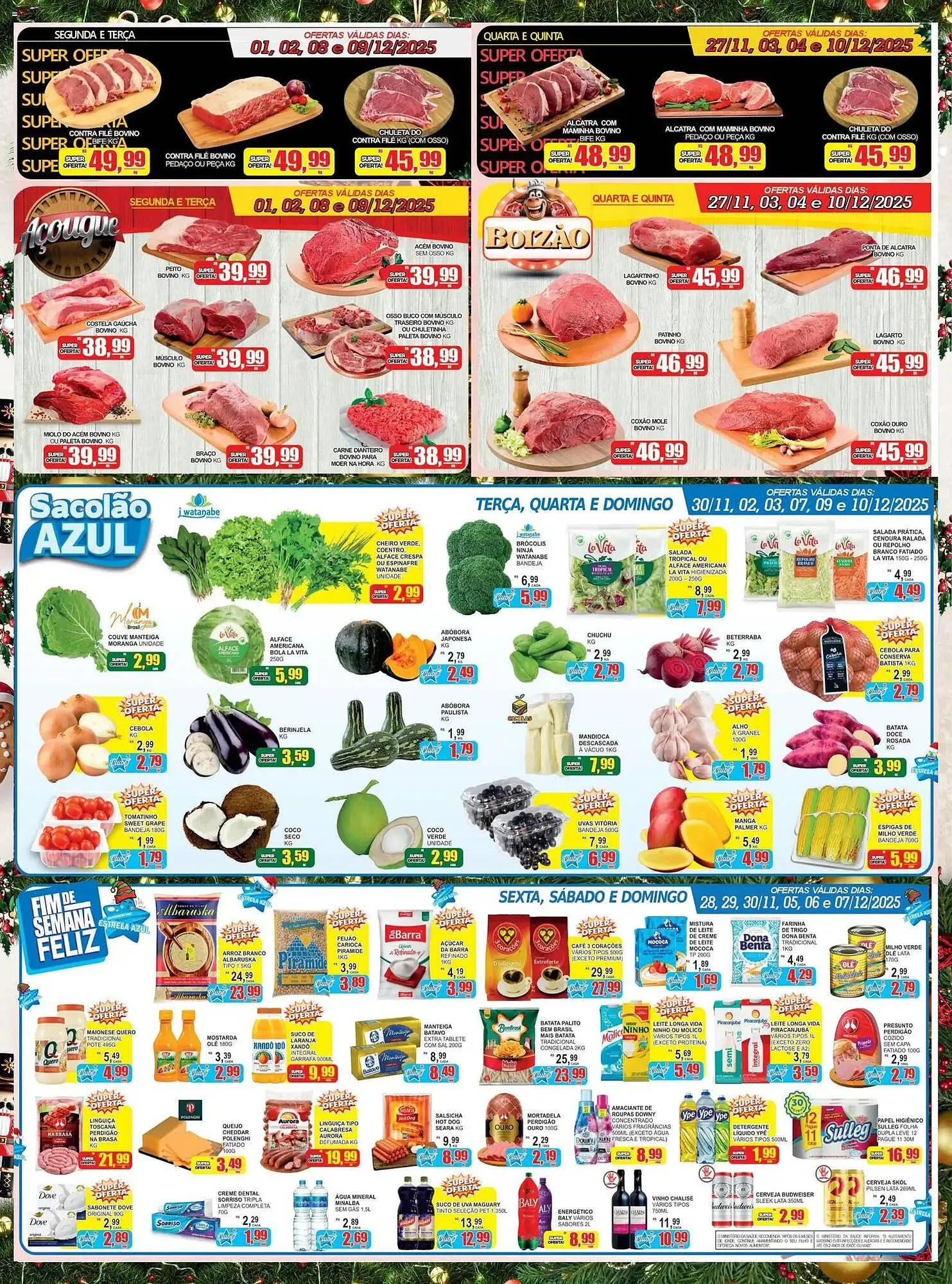 Encarte de Folheto Supermercado Estrela Azul 27 de novembro até 10 de dezembro 2025 - Pagina 3