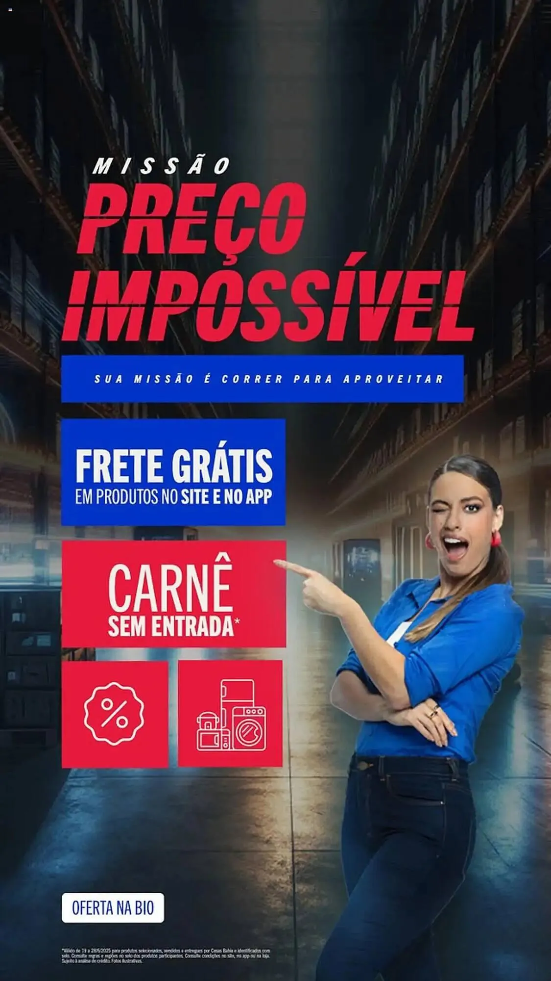 Encarte de Catálogo Casas Bahia 27 de junho até 3 de julho 2025 - Pagina 1