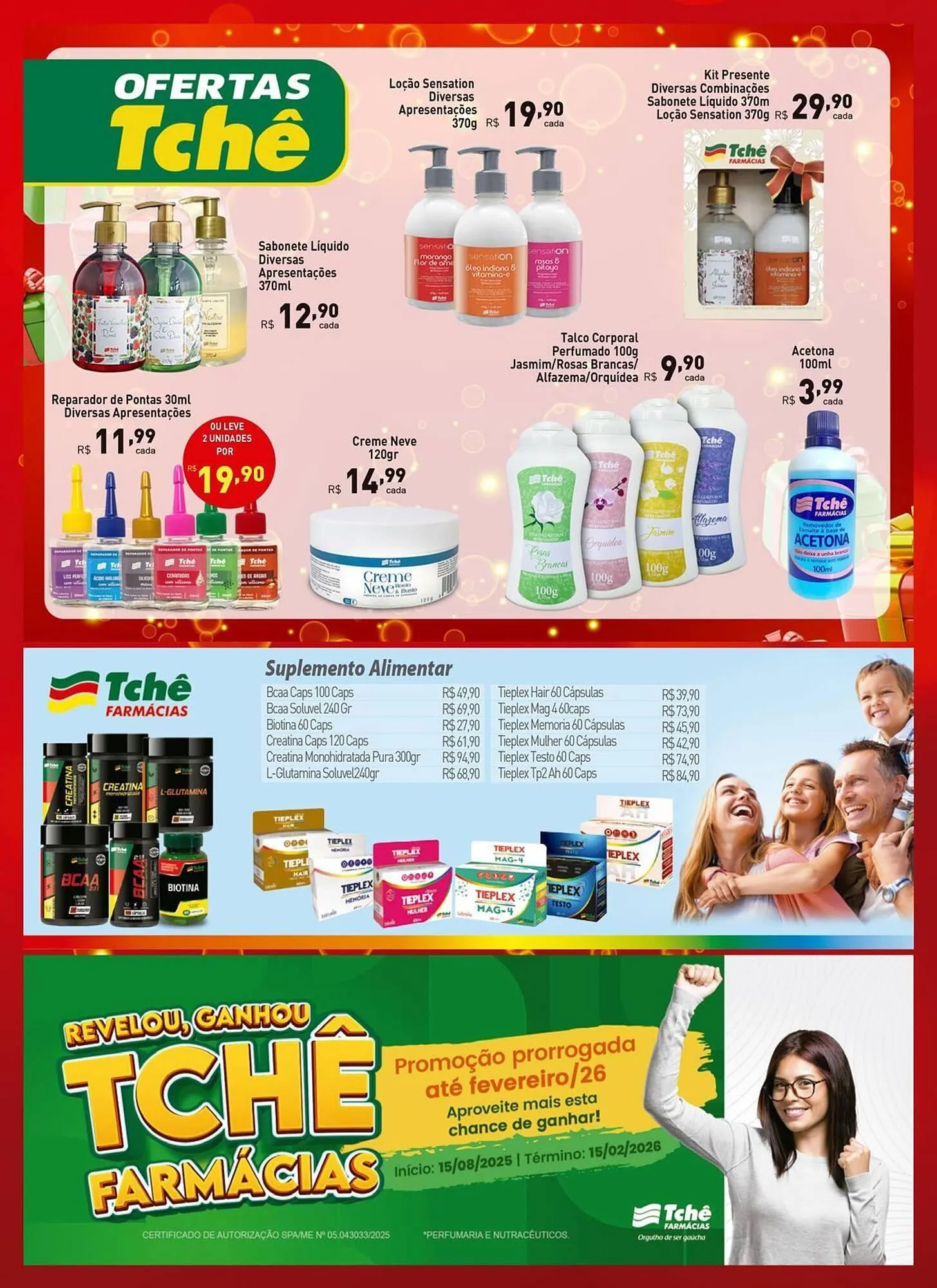 Encarte de Catálogo Tchê Farmácias 1 de dezembro até 31 de dezembro 2025 - Pagina 2
