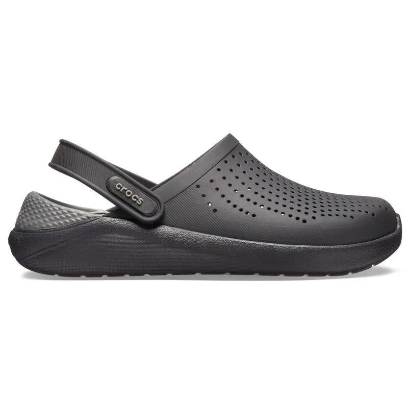 Sandália Crocs LiteRide™ Clog BLACK/SLATE GREY