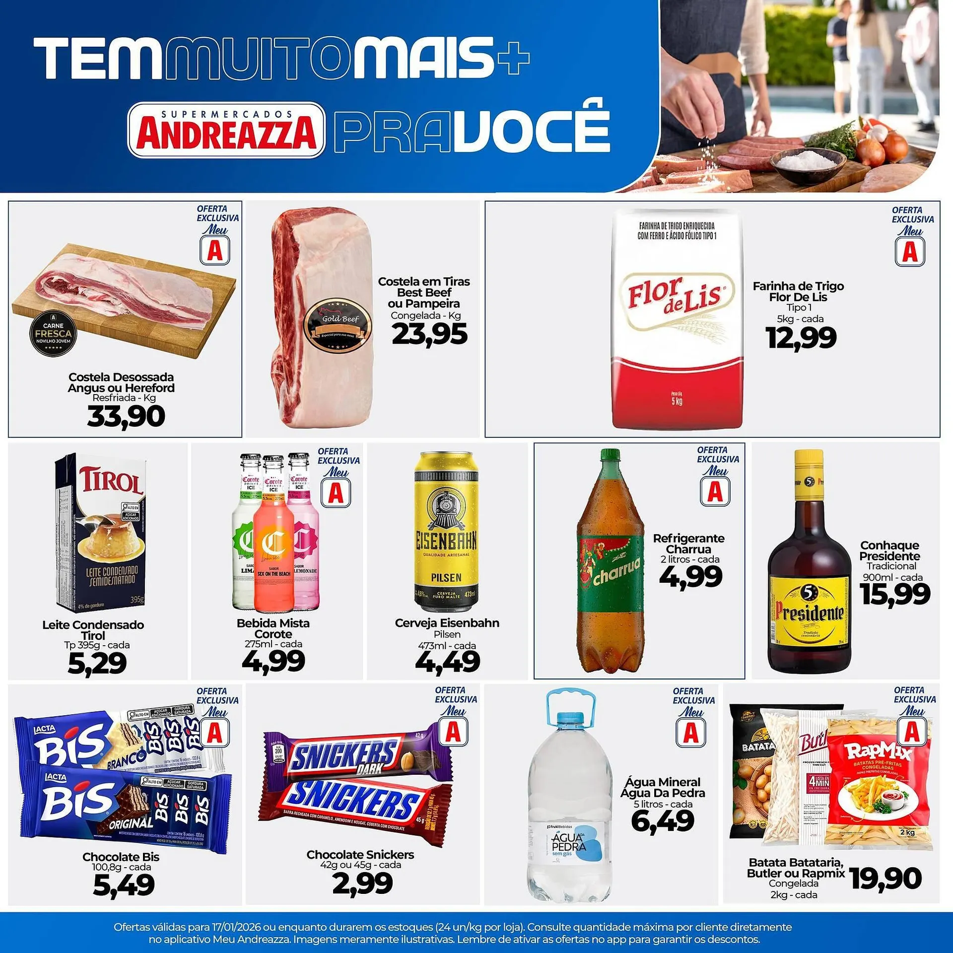 Encarte de Catálogo Supermercados Andreazza 17 de janeiro até 17 de janeiro 2026 - Pagina 1