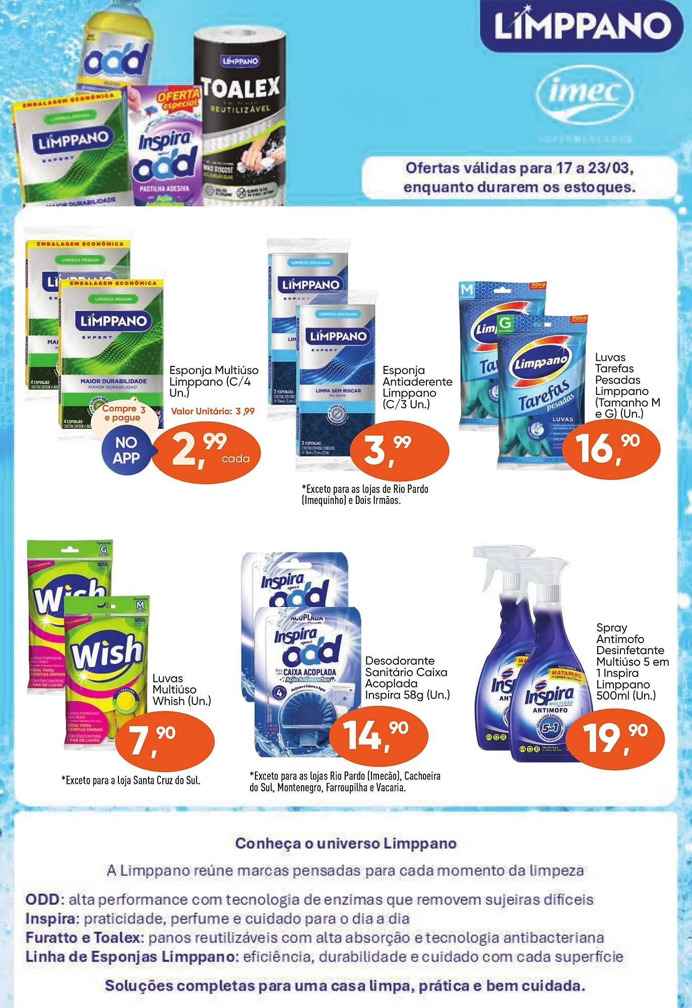 Encarte de Catálogo Imec Supermercados 18 de março até 22 de março 2026 - Pagina 1