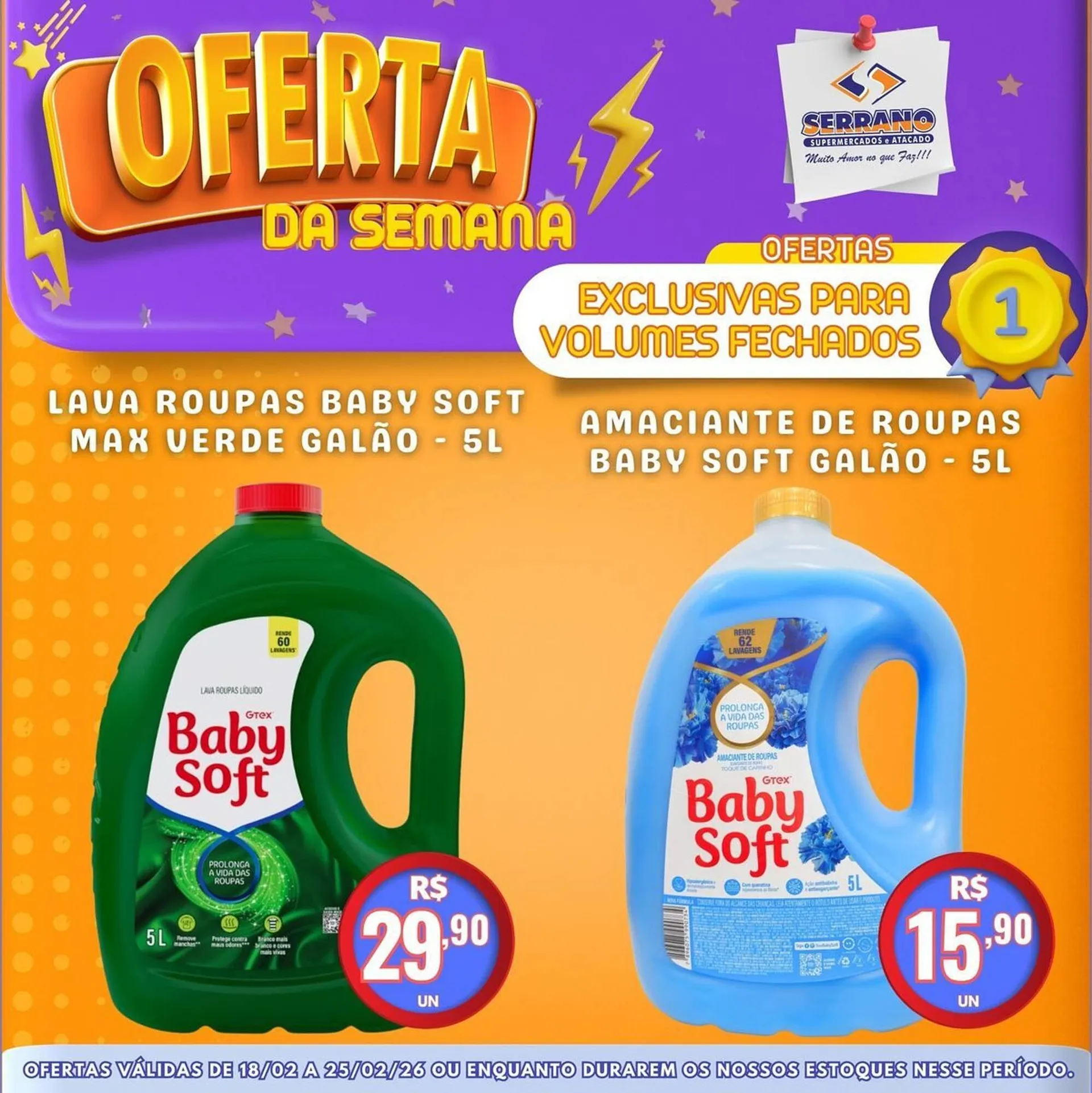Encarte de Catálogo Serrano Supermercado 18 de fevereiro até 25 de fevereiro 2026 - Pagina 9