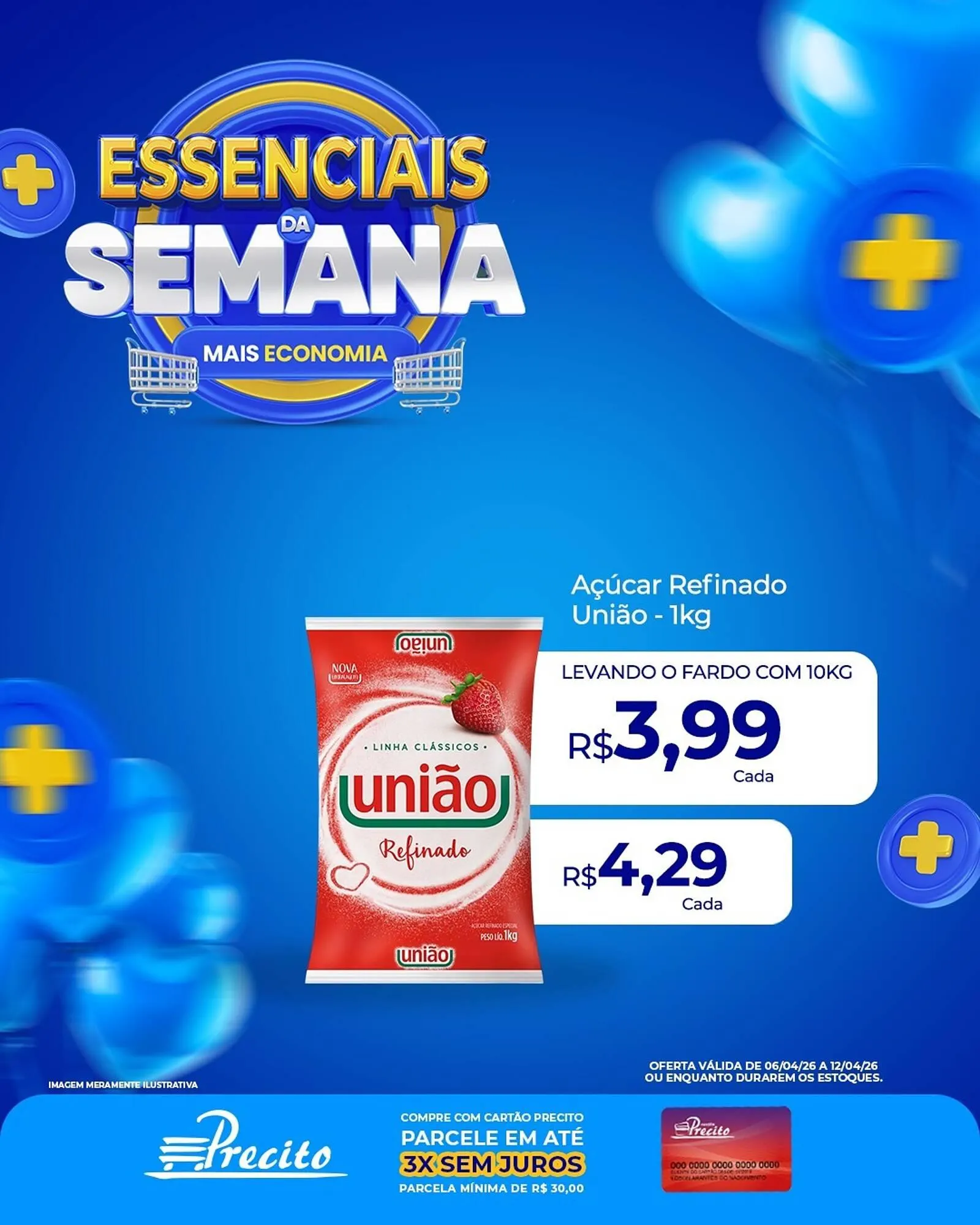 Encarte de Catálogo Supermercado Precito 6 de abril até 12 de abril 2026 - Pagina 1