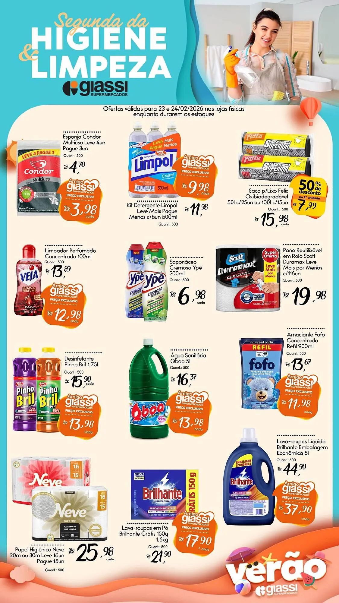 Encarte de Encarte Giassi Supermercados 23 de fevereiro até 24 de fevereiro 2026 - Pagina 2