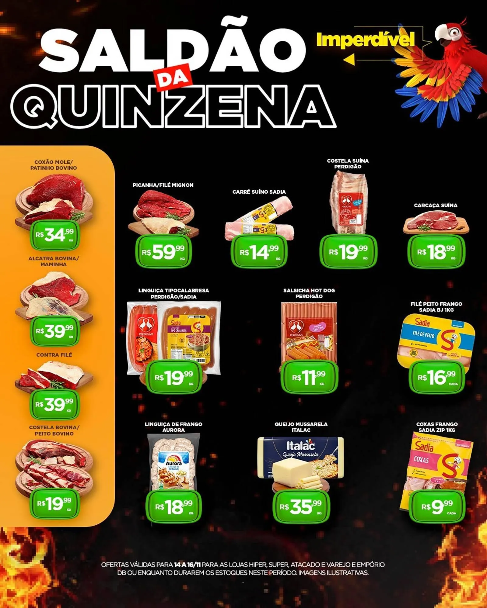 Encarte de Catálogo DB Supermercados 14 de novembro até 16 de novembro 2025 - Pagina 1