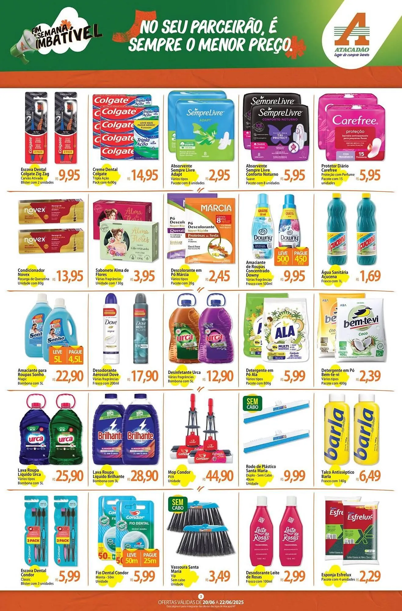 Encarte de Catálogo Atacadão 20 de junho até 22 de junho 2025 - Pagina 3