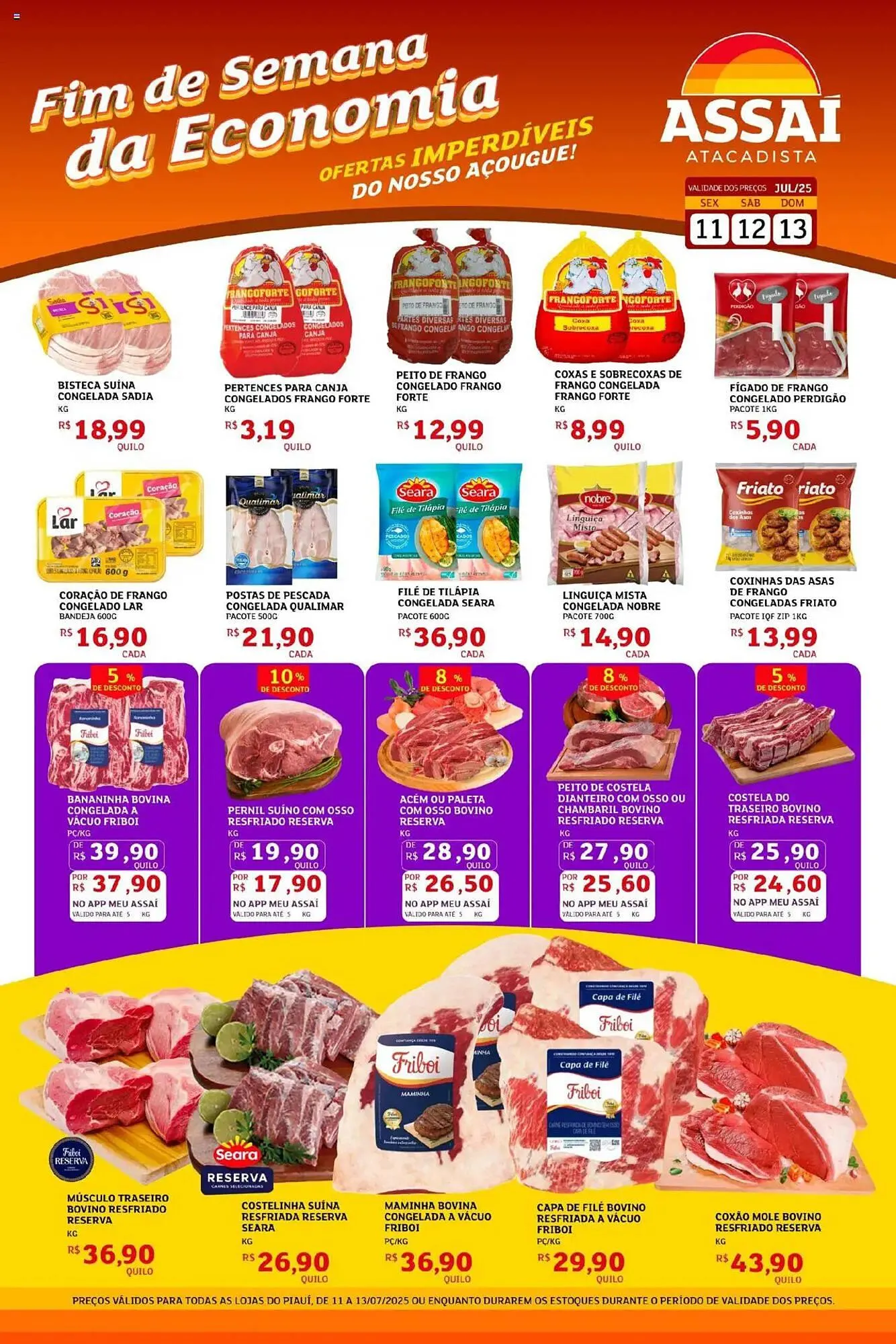 Encarte de Catálogo Assaí Atacadista 11 de julho até 13 de julho 2025 - Pagina 1