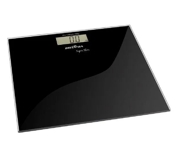 Balança Digital Britânia Super Slim - Até 150 Kg - Preto
