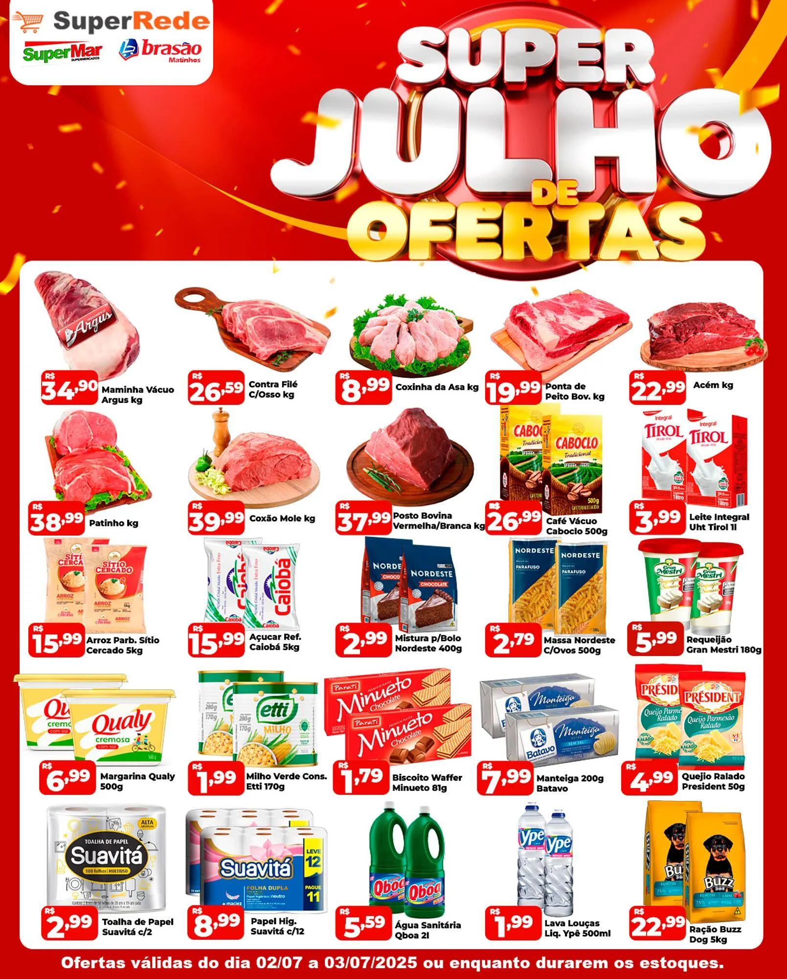 Encarte de Catálogo Super Rede Atacadista 2 de julho até 3 de julho 2025 - Pagina 2