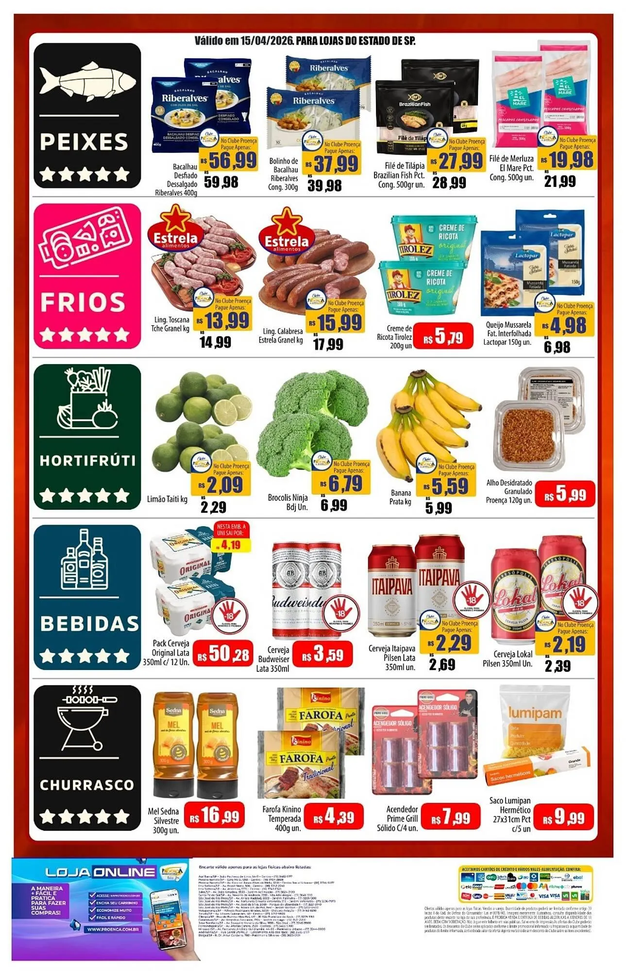 Encarte de Catálogo Proença Supermercados 15 de abril até 15 de abril 2026 - Pagina 2
