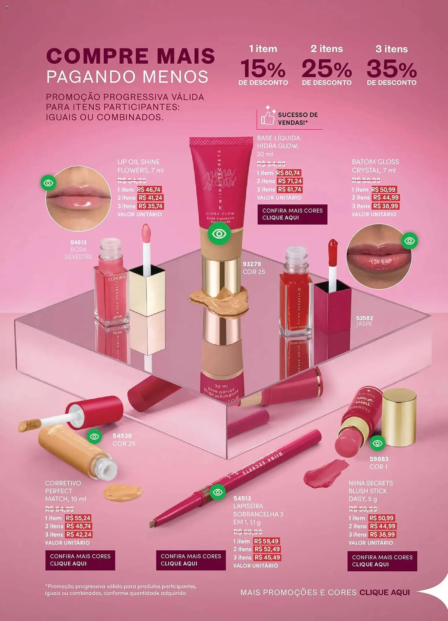 Encarte de Catálogo Eudora 23 de abril até 15 de junho 2026 - Pagina 9