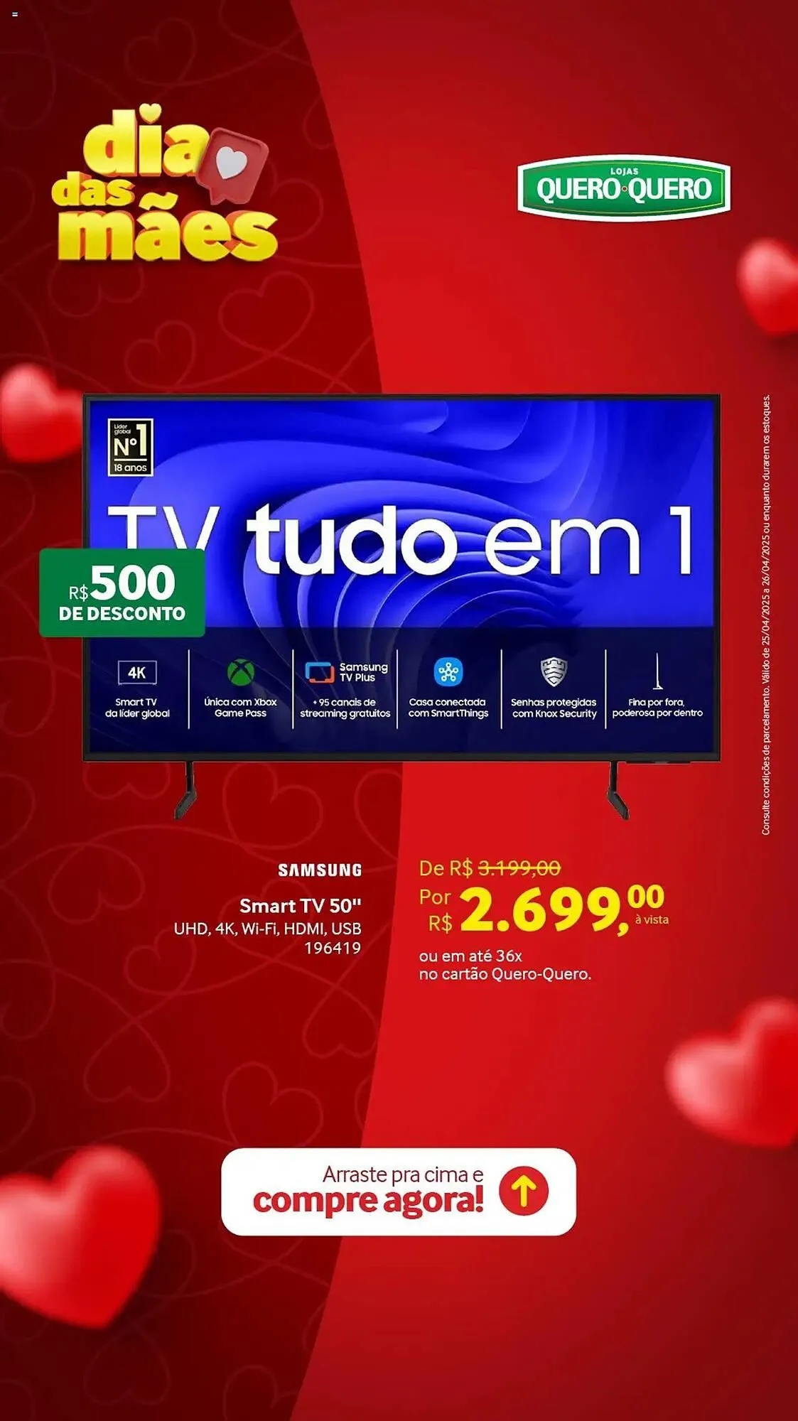 Encarte de Catálogo Quero Quero 25 de abril até 26 de abril 2025 - Pagina 6