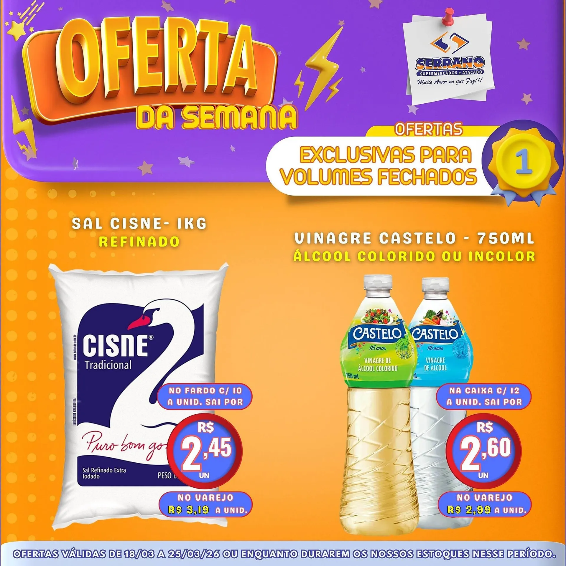 Encarte de Catálogo Serrano Supermercado 18 de março até 25 de março 2026 - Pagina 4