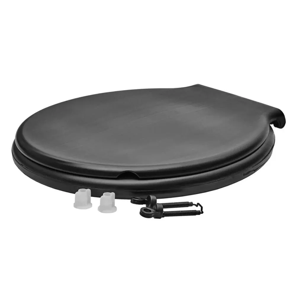 Assento Sanitário Especial Almofadado Econômico Durin - Preto