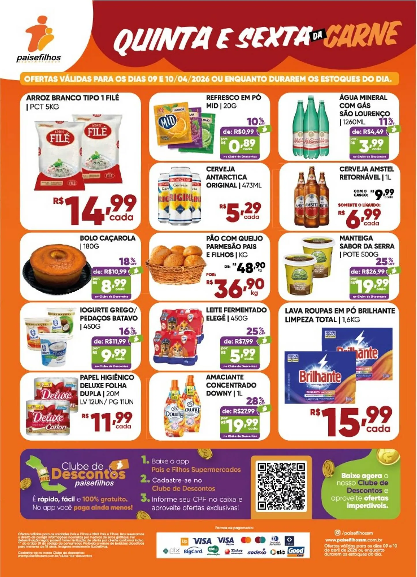 Encarte de Catálogo Pais e Filhos Supermercados 9 de abril até 10 de abril 2026 - Pagina 2