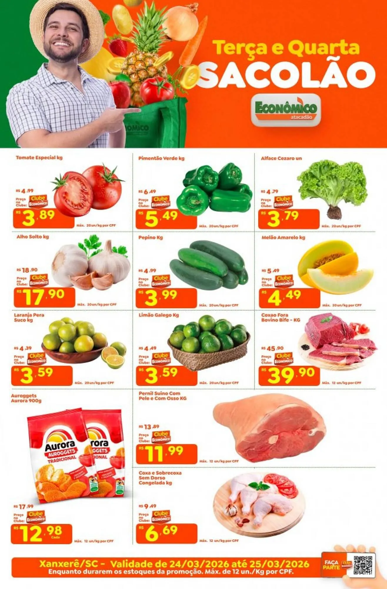 Encarte de Catálogo Econômico Atacadão 24 de março até 25 de março 2026 - Pagina 1