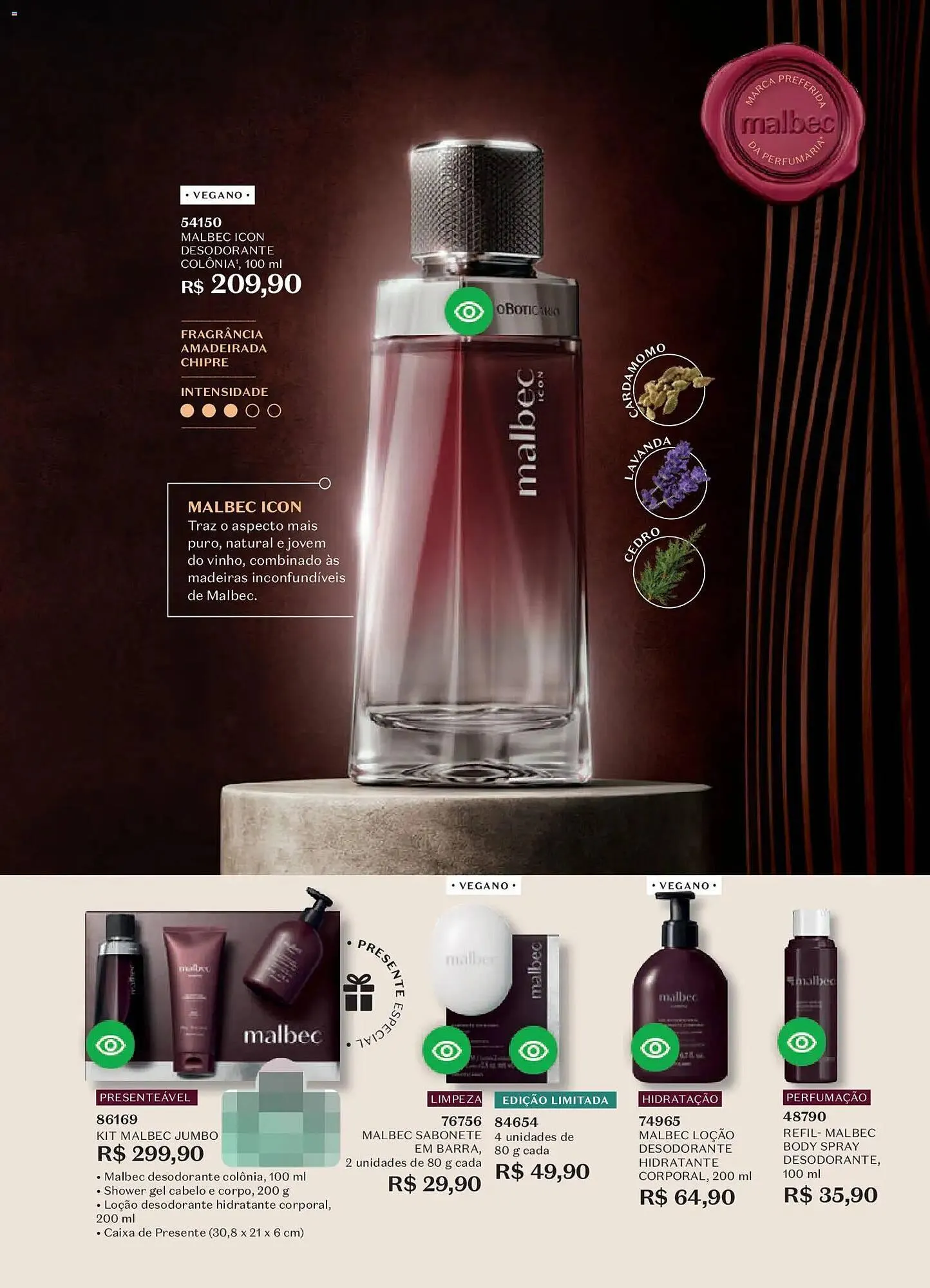 Encarte de Catálogo O Boticário 1 de dezembro até 26 de dezembro 2025 - Pagina 76